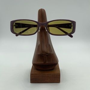 Nanometer 0969 Purple Oval Sunglasses Frames